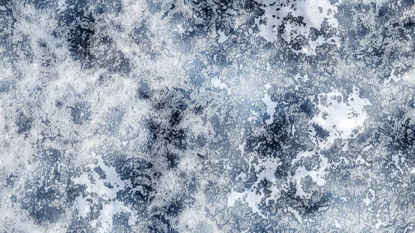 Χειμώνας, Χριστουγεννιάτικο φόντο με όμορφη υφή χιονιού και πάγου. 3D απεικόνιση, 3d απόδοση. — Φωτογραφία Αρχείου