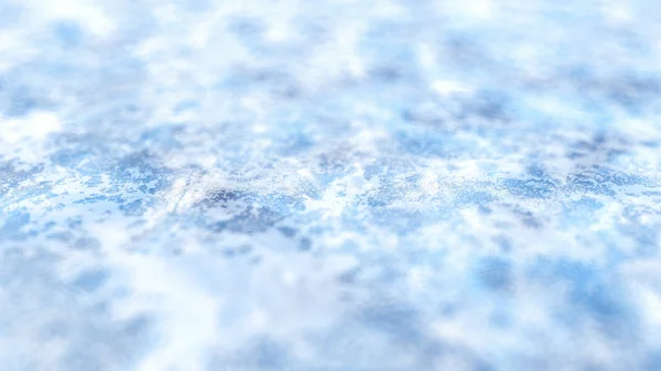 Télen, karácsonyi háttér gyönyörű textúra hó és jég. 3D illusztráció, 3D-s renderelés. — Stock Fotó