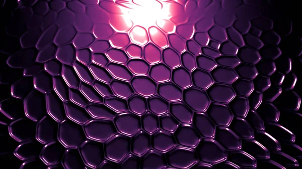 Фиолетовый металлический индустриальный фон. 3d иллюстрации, 3d r — стоковое фото