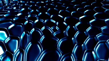 Turkuaz metalik endüstriyel grunge arka planı. 3d illüstrasyon