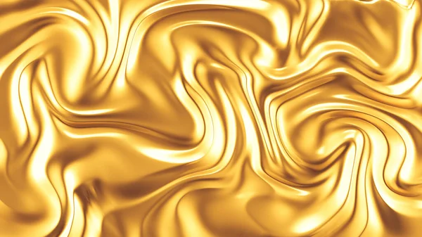 Bello, lussuoso, lussuoso sfondo dorato. Illustrazione 3d, rendering 3d . — Foto Stock