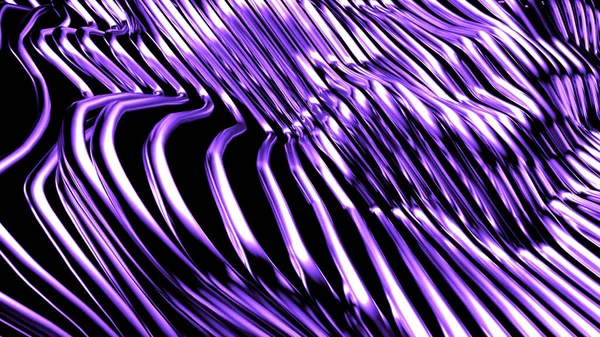Snygg metallic lila svart bakgrund med linjer och vågor. 3 — Stockfoto