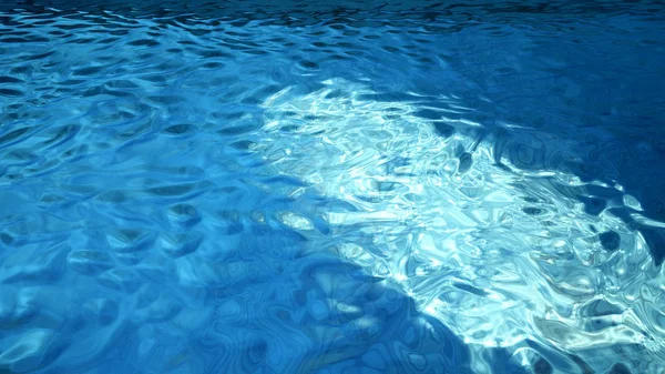 Su doku Havuzu. 3D Resim, 3d render. — Stok fotoğraf