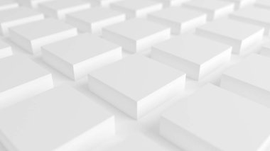 Beyaz arka plan. 3D Resim, 3d render.