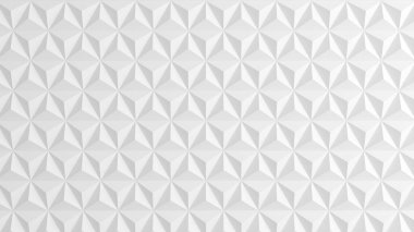 Üçgenli beyaz arka plan. 3d resim, 3d görüntüleme.