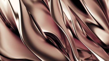 Güzel, lüks, lüks altın arka plan. 3d illüstrasyon, 3d canlandırma.