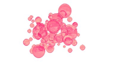 Soyut şekil arkaplanı. 3d illüstrasyon, 3d canlandırma.