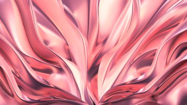 Güzel, lüks, lüks altın arka plan. 3d illüstrasyon, 3d canlandırma.