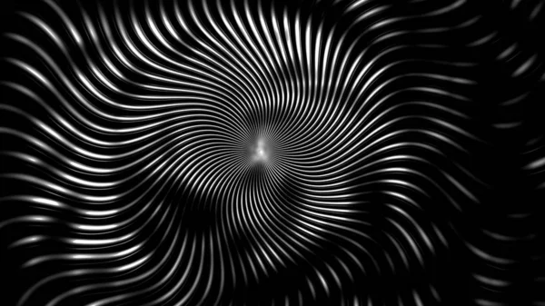 Черный стильный металлический черный фон с линиями и волнами. 3D иллюстрация, 3D рендеринг . — стоковое фото