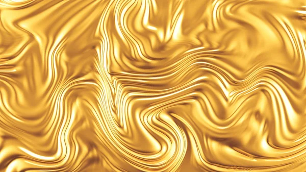 아름답고 호화롭고 화려 한 황금빛 배경. 3D 삽화 , 3D 렌더링. — 스톡 사진