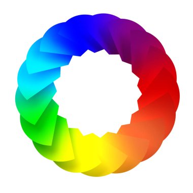 Gökkuşağı arka planı. 3d görüntüleme, 3d illüstrasyon.