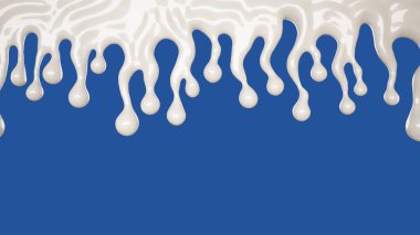 Güzel süt arka planı. 3d illüstrasyon, 3d canlandırma.