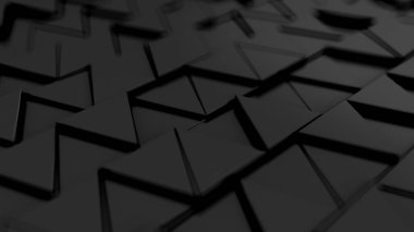 Siyah arka plan. 3d illüstrasyon, 3d canlandırma.