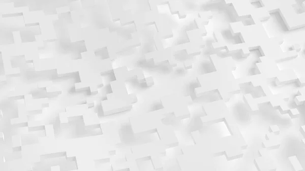 พื้นหลังของเมืองสีขาว ภาพ 3 มิติ, 3D . — ภาพถ่ายสต็อก