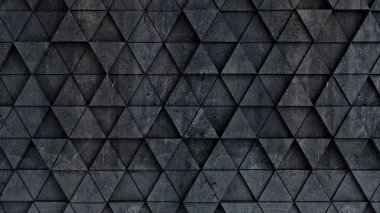 Siyah arka plan. 3d illüstrasyon, 3d canlandırma.