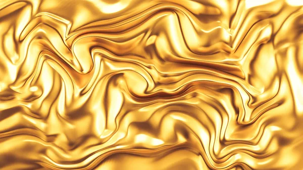 Όμορφο, πολυτελές, πολυτελές χρυσό φόντο. 3D απεικόνιση, 3d απόδοση. — Φωτογραφία Αρχείου