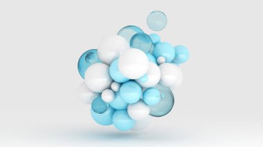 Taşaklı bir geçmiş. 3d illüstrasyon, 3d canlandırma.