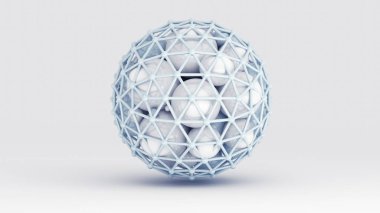 Taşaklı bir geçmiş. 3d illüstrasyon, 3d canlandırma.