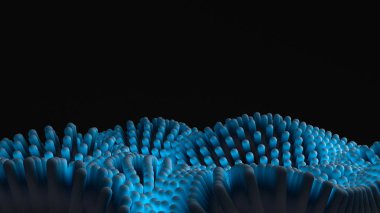 Soyut arkaplan. 3d illüstrasyon, 3d canlandırma.