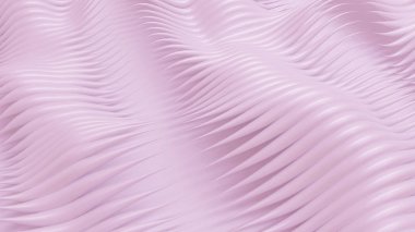 Çizgiler ve dalgalarla soyut bir arkaplan. 3D illüstrasyon, 3D