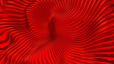 Çizgiler ve dalgalarla soyut bir arkaplan. 3d illüstrasyon, 3d canlandırma.