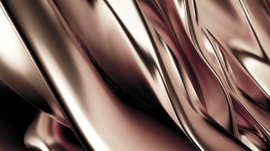 Güzel, lüks, lüks altın arka plan. 3d illüstrasyon, 3d canlandırma.