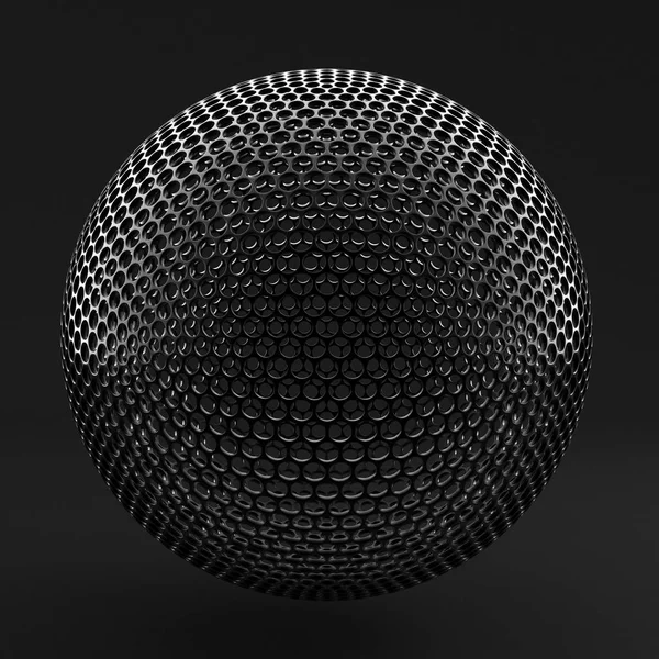 抽象的な背景、球、形。3Dイラスト, 3Dレンダリング. — ストック写真
