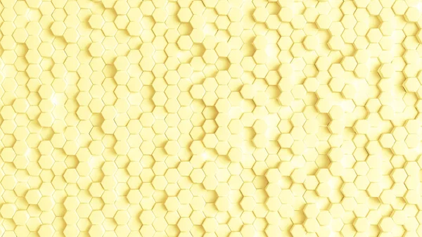 Fondo giallo con elementi geometrici. Illustrazione 3D, 3d r — Foto Stock