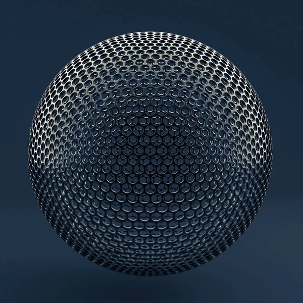 Abstract background, sphere, form. 3d illustration, 3d rendering. — Stock Photo, Image