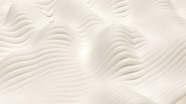 線と波の抽象的な背景。3Dイラスト, 3Dレンダリング. — ストック写真