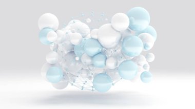 Taşaklı bir geçmiş. 3d illüstrasyon, 3d canlandırma.