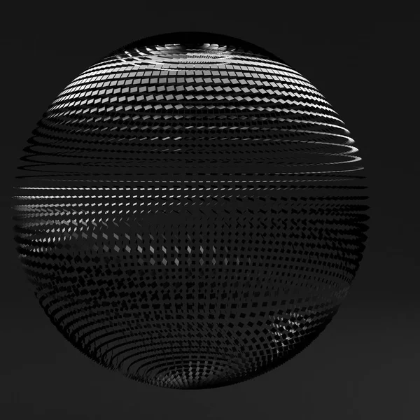 Fondo abstracto, esfera, forma. Ilustración 3d, representación 3d . — Foto de Stock