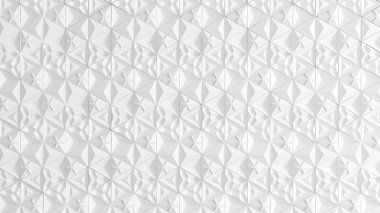 Ayrıntılı geometrik arkaplan. 3d illüstrasyon, 3d canlandırma.