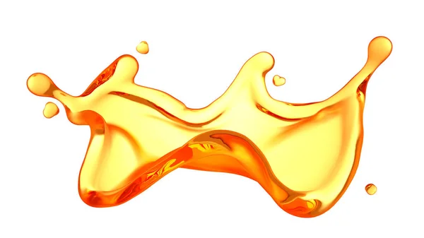 Λίγο χυμό πορτοκάλι. 3D απεικόνιση, 3d απόδοση. — Φωτογραφία Αρχείου