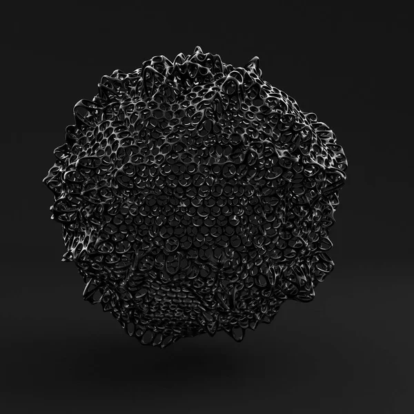 Абстрактный фон, сфера, форма. 3D иллюстрация, 3D рендеринг . — стоковое фото