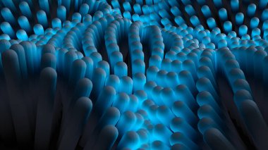 Soyut arkaplan. 3d illüstrasyon, 3d canlandırma.