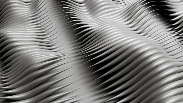 带线条和波浪的背景摘要. 3D说明，3D渲染. — 图库照片