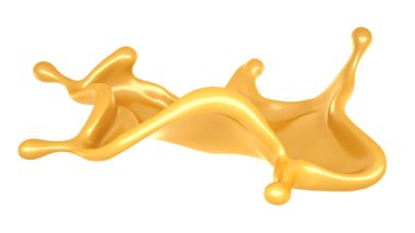 Bir tutam karamel. 3d illüstrasyon, 3d canlandırma.