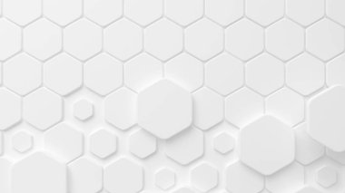 Beyaz arkaplan dokusu 3D. 3d illüstrasyon, 3d canlandırma.