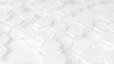 Beyaz arkaplan dokusu 3D. 3d illüstrasyon, 3d canlandırma.