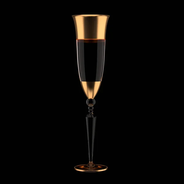 Bicchiere per vino. Illustrazione 3d, rendering 3d . — Foto Stock