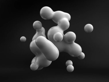 Soyut arkaplan. 3d illüstrasyon, 3d canlandırma.