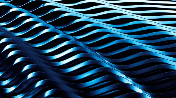 Fundo azul preto elegante com linhas. Ilustração 3d, renderização 3d . — Fotografia de Stock