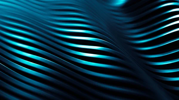 Elegante fondo azul negro con líneas. Ilustración 3d, representación 3d . — Foto de Stock