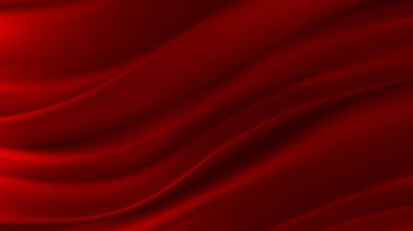 Perdelik ve ipek kıvrımları ile güzel arka plan. 3D Resim, 3d render.