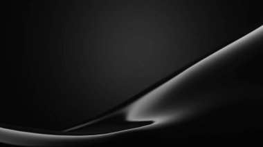 Siyah örtülü arka plan. 3d illüstrasyon, 3d canlandırma.