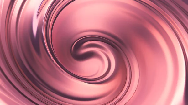 Luxo lindo respingo de fluxo de ouro rosa. Ilustração 3d, renderização 3d . — Fotografia de Stock
