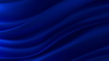 Perdelik ve ipek kıvrımları ile güzel arka plan. 3D Resim, 3d render.