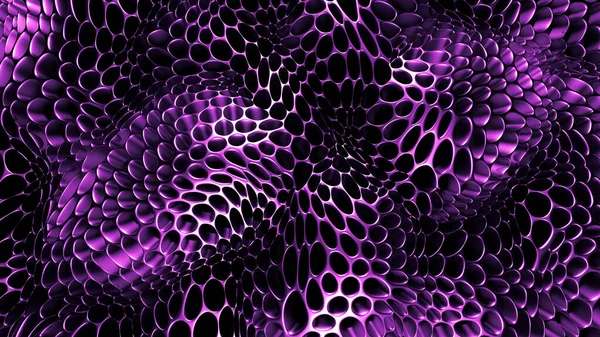 Фиолетовый металл черный фон. 3D иллюстрация, 3D рендеринг . — стоковое фото