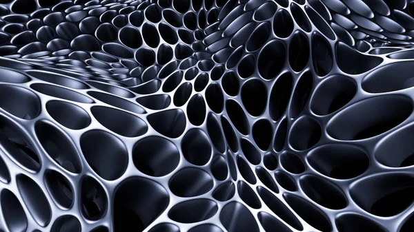 Metalik siyah zemin. 3d illüstrasyon, 3d canlandırma.